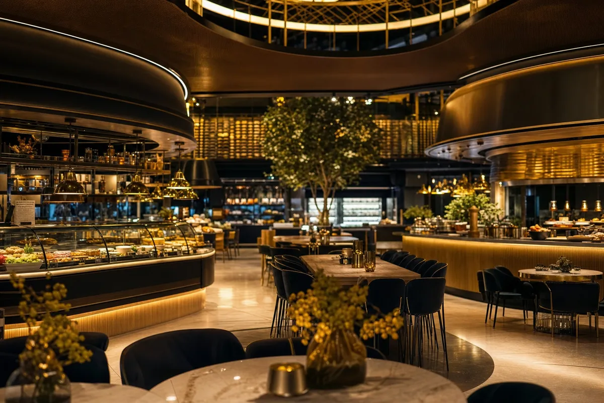 Food halls and malls
